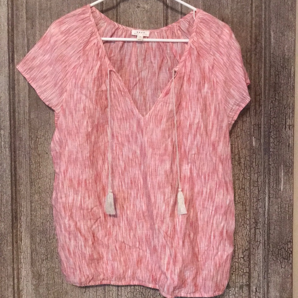 Pink Tassel Top